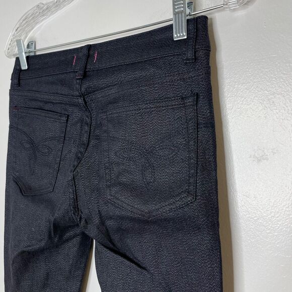 Ted Baker Sew In Love Black Metallic Ankle Skinny Jeans Women’s - Picture 9 of 10